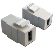 Модуль Lanmaster LAN-OK-USB20-AA/V-WH (упак.:1шт) 1м белый