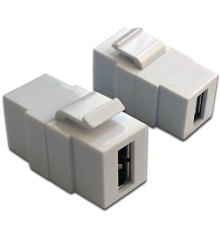 Модуль Lanmaster LAN-OK-USB20-AA/V-WH (упак.:1шт) 1м белый