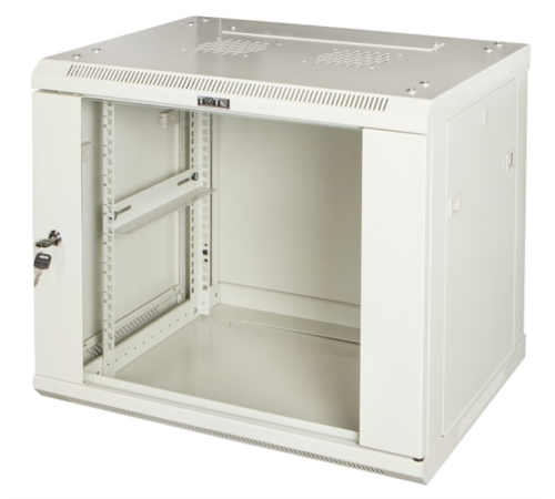 Шкаф коммутационный Lanmaster (TWT-CBWPG-6U-6X6-GY) настенный 6U 600x600мм пер.дв.стекл 60кг серый 500мм 368мм IP20