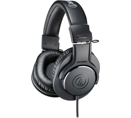 Наушники мониторные Audio-Technica ATH-M20X 3м черный проводные оголовье (15117005) Наушники мониторные Audio-Technica ATH-M20X 3м черный проводные оголовье (15117005)