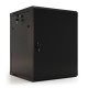 Шкаф коммутационный Hyperline (TWB-0645-SR-RAL9004) настенный 6U 600x450мм пер.дв.стал.лист 60кг черный