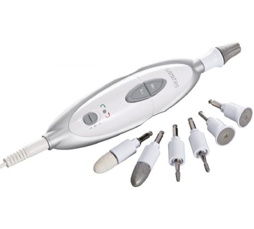 Маникюрно-педикюрный набор Sanitas SMA35 насадок в компл.:7шт белый