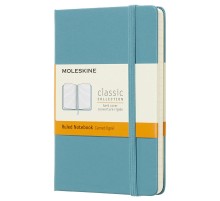 Блокнот Moleskine CLASSIC MM710B35 Pocket 90x140мм 192стр. линейка твердая обложка голубой