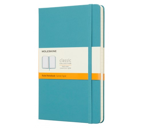Блокнот Moleskine CLASSIC QP060B35 Large 130х210мм 240стр. линейка твердая обложка голубой