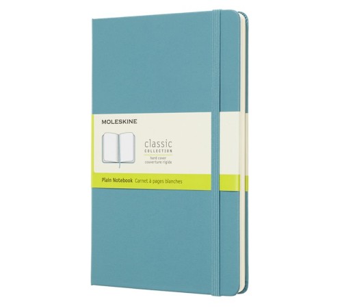 Блокнот Moleskine CLASSIC QP062B35 Large 130х210мм 240стр. нелинованный твердая обложка голубой Блокнот Moleskine CLASSIC QP062B35 Large 130х210мм 240стр. нелинованный твердая обложка голубой