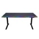 Gaming Desk Level 20 BattleStation Black, Electric,RGB, none Black, Electric,RGB, none