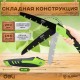 Садовая пила складная Deli DL6006  180мм, сталь 65MN, шаг зубьев 7 TPI, обрезиненая ручка, шлифовка зубов с 3-х сторон, двухрядное распределение кромок