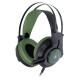 Наушники с микрофоном A4Tech Bloody J450 черный/зеленый 1.8м мониторные оголовье (J450)