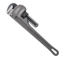 Ключи Deli Трубный ключ Стиллсона облегченный Deli DL105014 320мм, максимальное открытие 48мм, Cr-Mo + углеродистая сталь