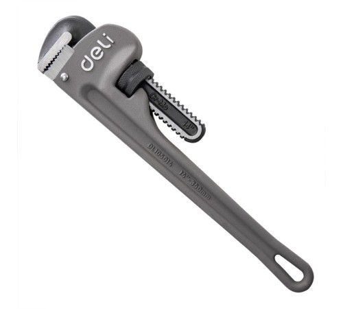 Ключи Deli Трубный ключ Стиллсона облегченный Deli DL105014 320мм, максимальное открытие 48мм, Cr-Mo + углеродистая сталь Ключи Deli Трубный ключ Стиллсона облегченный Deli DL105014 320мм, максимальное открытие 48мм, Cr-Mo + углеродистая сталь