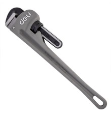 Ключи Deli Трубный ключ Стиллсона облегченный Deli DL105018 405мм, максимальное открытие 60мм, Cr-Mo + углеродистая сталь
