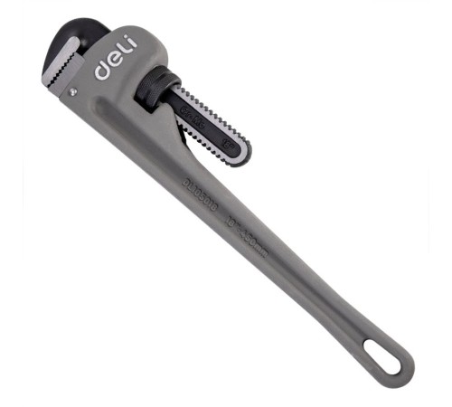 Ключи Deli Трубный ключ Стиллсона облегченный Deli DL105018 405мм, максимальное открытие 60мм, Cr-Mo + углеродистая сталь Ключи Deli Трубный ключ Стиллсона облегченный Deli DL105018 405мм, максимальное открытие 60мм, Cr-Mo + углеродистая сталь
