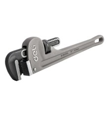 Ключи Deli Трубный ключ Стиллсона облегченный Deli DL105024 550мм, максимальное открытие 73мм, Cr-Mo + углеродистая сталь