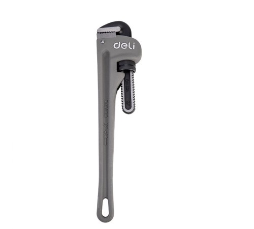 Ключи Deli Трубный ключ Стиллсона облегченный Deli DL105018 405мм, максимальное открытие 60мм, Cr-Mo + углеродистая сталь Ключи Deli Трубный ключ Стиллсона облегченный Deli DL105018 405мм, максимальное открытие 60мм, Cr-Mo + углеродистая сталь