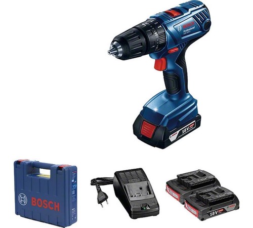 Дрель-шуруповерт Bosch GSB 180-LI аккум. патрон:быстрозажимной (кейс в комплекте)