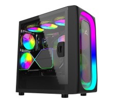 Ai-B(Ai20025) Material: 0.7mm SPCC, Motherboard Compatiblility: Mini-ITX/Micro ATX/ATX/EATX, I/O Ports: USB2.0*2+HD Audio+USB3.0*1, Drive bay: H.D.D(3.5")*2pcs+S.S.D(2.5") *2pcs, Metallic Size: 405*225*467mm,Case Size: 455*225*485mm