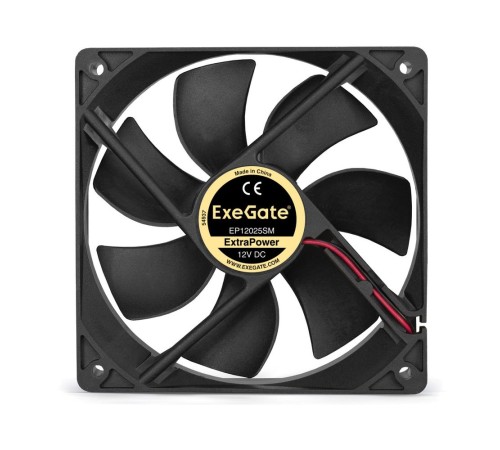 Вентилятор ExeGate ExtraPower EP12025SM (EX283395RUS) 120x120x25 мм, Sleeve bearing (подшипник скольжения), Molex, 1800RPM, 25dBA