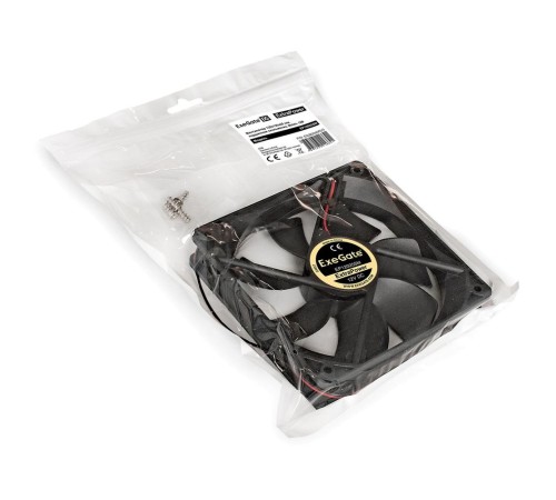 Вентилятор ExeGate ExtraPower EP12025SM (EX283395RUS) 120x120x25 мм, Sleeve bearing (подшипник скольжения), Molex, 1800RPM, 25dBA