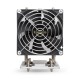 Кулер ExeGate ESNK-P0064AP4.PWM.4U.SP3.Cu (Al+Cu, 4U, 6 тепл. трубок, LGA SP3, TDP 280W, PWM, 1900-3800RPM, 2 ball bearing, 4pin, 44db, 730г, на винтах, с термопастой, Retail box)