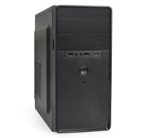 Корпус Minitower ExeGate BA-309-AA400 (mATX, БП AA400 с вент. 8см, 2*USB, HD аудио, черный)