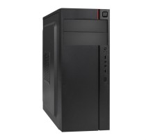 Корпус Miditower ExeGate AA-440-AA400 (ATX, AA400 8 см, 2*USB, аудио, черный)