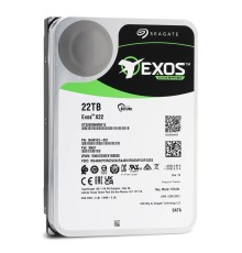 3.5" 22TB Seagate Exos X22 ST22000NM001E SATA 6Gb/s, 7200rpm, 512MB, 512e, Bulk
