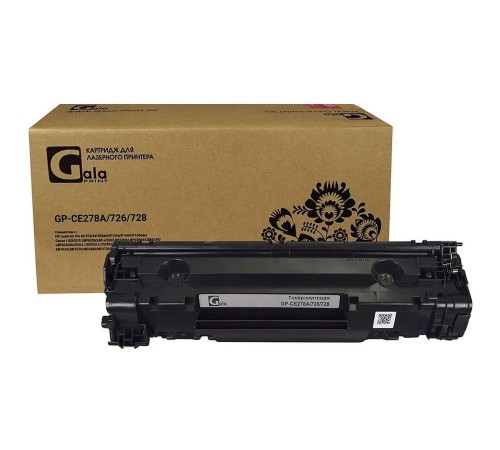 GalaPrint GP-CE278A/726/728 (№78A) для принтеров HP LaserJet Pro M1536/M1536dnf/P1566/P1606/P1606dn/Canon i-SENSYS LBP6200/LBP-6230/LBP6200/LBP6200d/LBP6230/LBP6230dw/FAX-L150/FAX-L170/FAX-L410/MF4410/MF4430/MF4450/MF4550/MF4570/MF4580/MF4730/MF4750/MF47 GalaPrint GP-CE278A/726/728 (№78A) для принтеров HP LaserJet Pro M1536/M1536dnf/P1566/P1606/P1606dn/Canon i-SENSYS LBP6200/LBP-6230/LBP6200/LBP6200d/LBP6230/LBP6230dw/FAX-L150/FAX-L170/FAX-L410/MF4410/MF4430/MF4450/MF4550/MF4570/MF4580/MF4730/MF4750/MF47