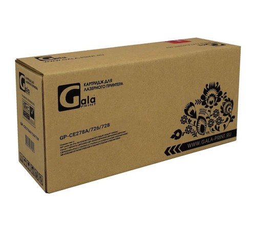 GalaPrint GP-CE278A/726/728 (№78A) для принтеров HP LaserJet Pro M1536/M1536dnf/P1566/P1606/P1606dn/Canon i-SENSYS LBP6200/LBP-6230/LBP6200/LBP6200d/LBP6230/LBP6230dw/FAX-L150/FAX-L170/FAX-L410/MF4410/MF4430/MF4450/MF4550/MF4570/MF4580/MF4730/MF4750/MF47 GalaPrint GP-CE278A/726/728 (№78A) для принтеров HP LaserJet Pro M1536/M1536dnf/P1566/P1606/P1606dn/Canon i-SENSYS LBP6200/LBP-6230/LBP6200/LBP6200d/LBP6230/LBP6230dw/FAX-L150/FAX-L170/FAX-L410/MF4410/MF4430/MF4450/MF4550/MF4570/MF4580/MF4730/MF4750/MF47