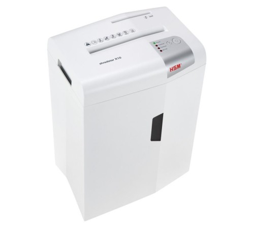 Шредер HSM ShredStar X10-4.5x30 (секр.P-4)/фрагменты/10лист./21лтр./скрепки/скобы/пл.карты/CD Шредер HSM ShredStar X10-4.5x30 (секр.P-4)/фрагменты/10лист./21лтр./скрепки/скобы/пл.карты/CD