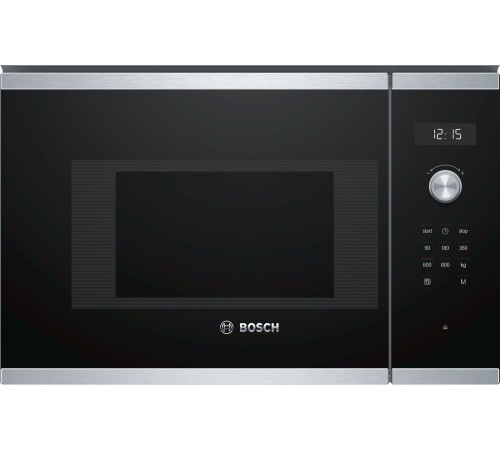 Микроволновая печь Bosch BFL524MS0 20л. 800Вт нержавеющая сталь/черный (встраиваемая)