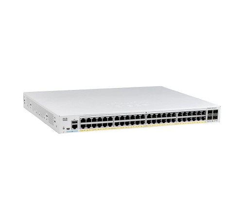 Catalyst 1000 48x 10/100/1000 Ethernet RJ-45 ports, 4x 10Gb SFP+ uplinks, C1000-48T-4X-L