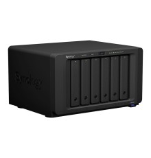 Система хранения данных Synology QC2,2GhzCPU/4GbDDR4(upto32)/RAID0,1,10,5,6/upto 6hot plug HDD SATA(3,5' or 2,5')(upto16 with 2xDX517)+2 M.2 slots 2280/3xUSB3.2/4GigE(+1Expslot)/iSCSI/2xIPcam(upto40)/1xPS/3YW (DS1621+)