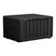 Система хранения данных Synology QC2,2GhzCPU/4GbDDR4(upto32)/RAID0,1,10,5,6/upto 6hot plug HDD SATA(3,5' or 2,5')(upto16 with 2xDX517)+2 M.2 slots 2280/3xUSB3.2/4GigE(+1Expslot)/iSCSI/2xIPcam(upto40)/1xPS/3YW (DS1621+)