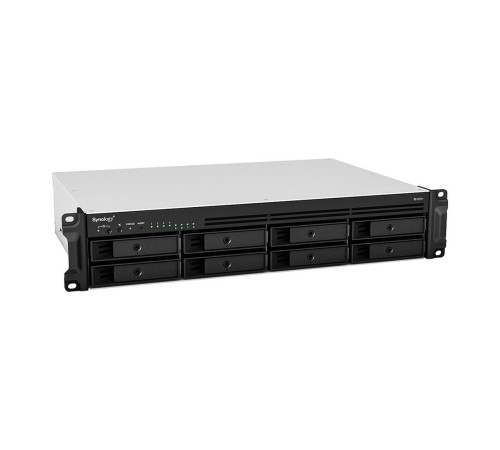Система хранения данных Synology Rack 2U, QC2.2GHzCPU/4GbDDR4(upto32)/RAID0,1,5,6,10/upto 8 hot plug HDDs SATA(3,5'or2,5')(upto 12 with RX418)/2xUSB3.2/1eSATA/iSCSI/4xGbE(+1Expslot)/2xIPcam(upto 40)/norail repl RS1219+ (RS1221+)