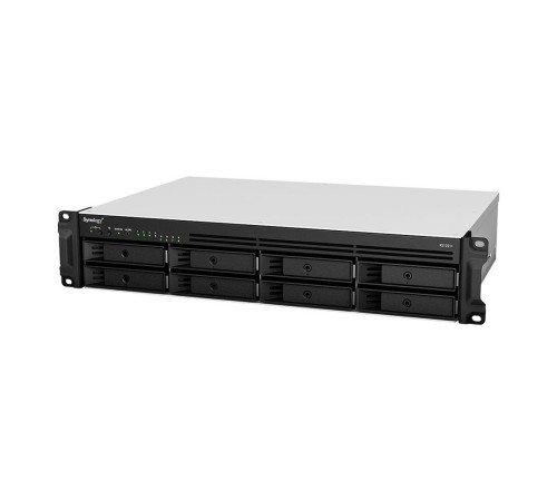 Система хранения данных Synology Rack 2U, QC2.2GHzCPU/4GbDDR4(upto32)/RAID0,1,5,6,10/upto 8 hot plug HDDs SATA(3,5'or2,5')(upto 12 with RX418)/2xUSB3.2/1eSATA/iSCSI/4xGbE(+1Expslot)/2xIPcam(upto 40)/norail repl RS1219+ (RS1221+)