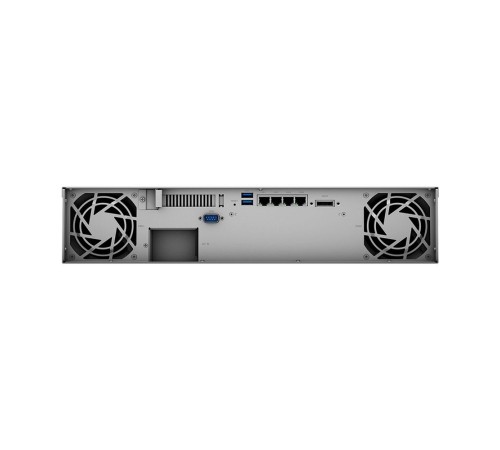 Система хранения данных Synology Rack 2U, QC2.2GHzCPU/4GbDDR4(upto32)/RAID0,1,5,6,10/upto 8 hot plug HDDs SATA(3,5'or2,5')(upto 12 with RX418)/2xUSB3.2/1eSATA/iSCSI/4xGbE(+1Expslot)/2xIPcam(upto 40)/norail repl RS1219+ (RS1221+)