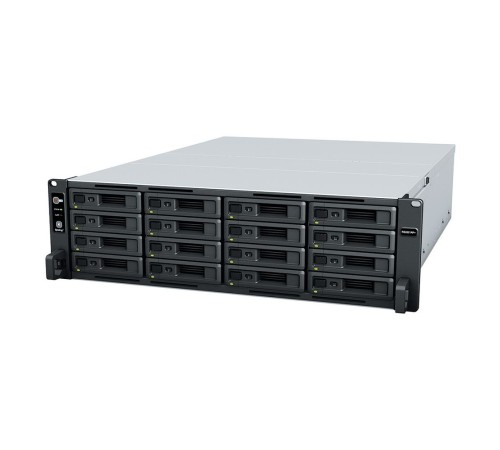 Система хранения данных Synology Rack 3U QC2,1GhzCPU/4Gb(upto 32)/RAID0,1,10,5,6/upto 16hot plug HDDs SATA(3,5' or 2,5')(upto 28 with RX1217)/2xUSB/4GE (1xExpslot)/iSCSI/2xIPcam(upto 40)/2xPS/no rail/3YW repl RS2818RP+ (RS2821RP+)