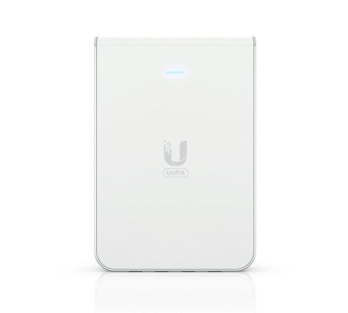 UniFi 6 AP In-Wall Точка доступа 2,4+5 ГГц, Wi-Fi 6, 4х4 MU-MIMO, 5х 1G RJ45