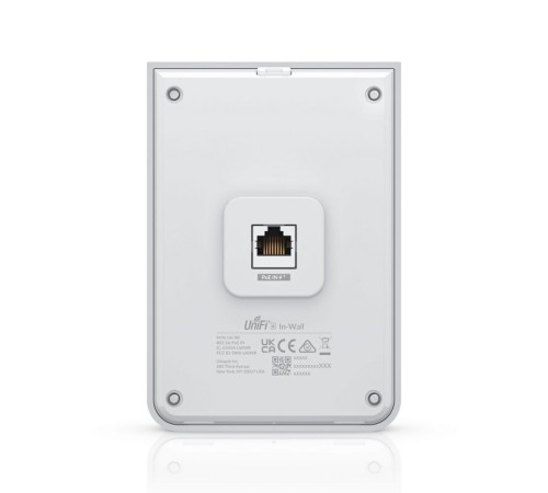 UniFi 6 AP In-Wall Точка доступа 2,4+5 ГГц, Wi-Fi 6, 4х4 MU-MIMO, 5х 1G RJ45