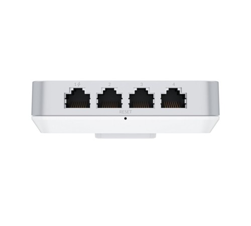 UniFi 6 AP In-Wall Точка доступа 2,4+5 ГГц, Wi-Fi 6, 4х4 MU-MIMO, 5х 1G RJ45
