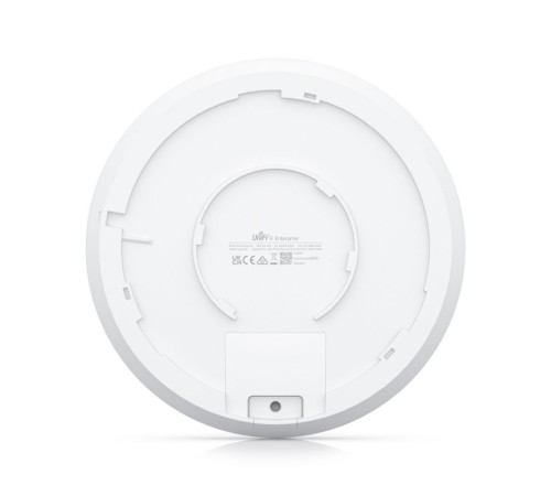 Точка беспроводного доступа Ubiquiti Access Point U6 Enterprise WiFi 6 support (2.4/5/6 GHz bands), 10.2 Gbps aggregate throughput rate, (1) 2.5GbE RJ45 port (PoE In)Powered with PoE+ (U6-Enterprise)