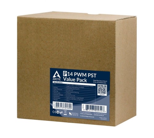 Вентилятор корпусной ARCTIC P14 PWM PST Value Pack (black/black) (ACFAN00138A) Вентилятор корпусной ARCTIC P14 PWM PST Value Pack (black/black) (ACFAN00138A)