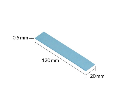 Термопрокладка Arctic Thermal pad  120x20mm, 0.5mm - 4 Pack TP-3  (ACTPD00055A)