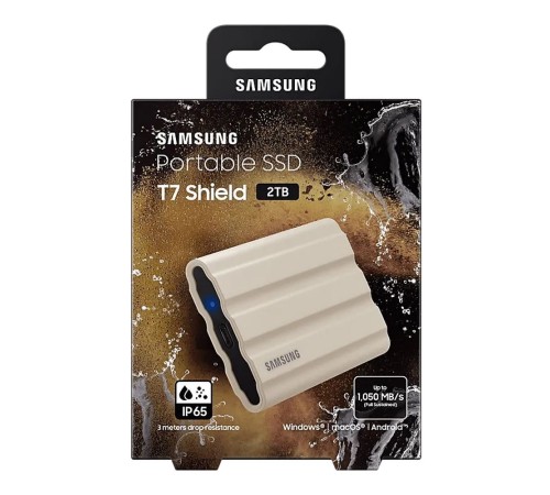 Внешние HDD и SSD Samsung T7 Shield 2TB (MU-PE2T0K/WW)