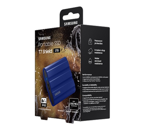 Внешние HDD и SSD Samsung T7 Shield 2TB (MU-PE2T0R/WW) Внешние HDD и SSD Samsung T7 Shield 2TB (MU-PE2T0R/WW)