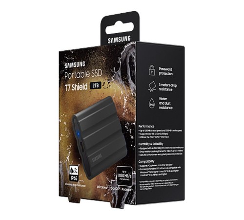 Внешние HDD и SSD Samsung T7 Shield 2TB (MU-PE2T0S/WW) Внешние HDD и SSD Samsung T7 Shield 2TB (MU-PE2T0S/WW)