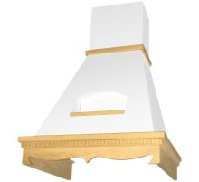 Вытяжка каминная Elikor Бельведер 60П-650-П3Д бежевый/дуб неокрашенный управление: ползунковое (1 мотор)