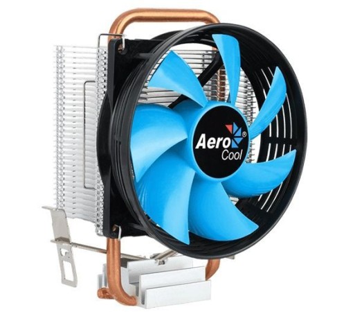 Устройство охлаждения(кулер) Aerocool Verkho 1-3P Soc-FM2+/AM2+/AM3+/AM4/1150/1151/1155 3-pin 28dB Al+Cu 100W 280gr Ret