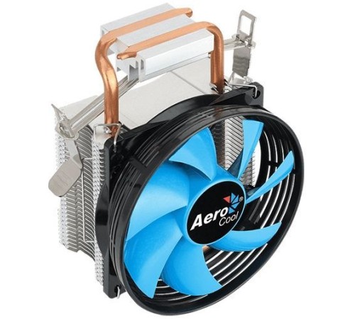 Устройство охлаждения(кулер) Aerocool Verkho 1-3P Soc-FM2+/AM2+/AM3+/AM4/1150/1151/1155 3-pin 28dB Al+Cu 100W 280gr Ret