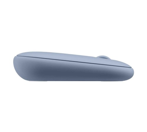 Мышь беспроводная Logitech PEBBLE M350 Blue [910-005598] голубая, оптическая, 1000dpi, 2.4GHz, USB-ресивер, бесшумная, под обе руки